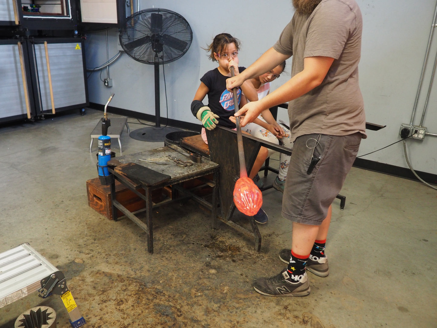 Glassblowing Camp (ages 8–12)