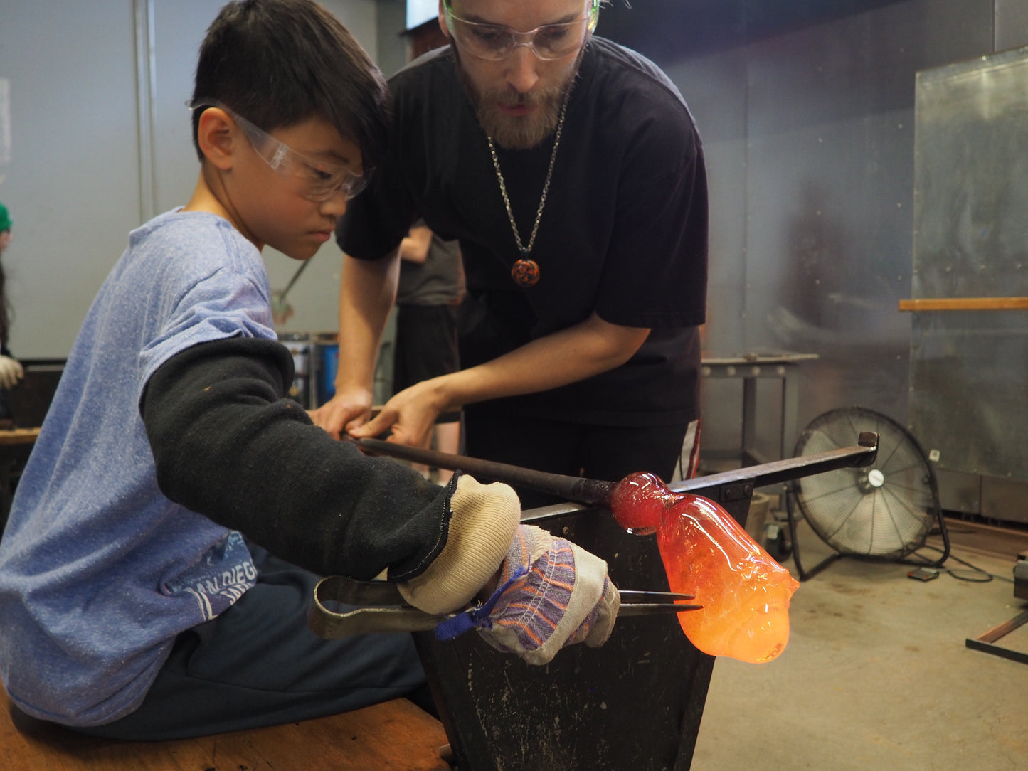 Glassblowing Camp (ages 8–12)