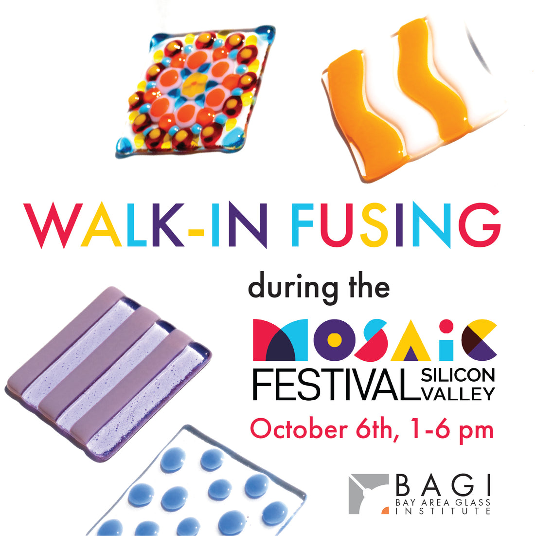 Walk-In Fusing during the Mosaic Festival