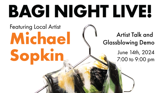 Inaugural BAGI NIGHT LIVE featuring Local Artist Michael Sopkin