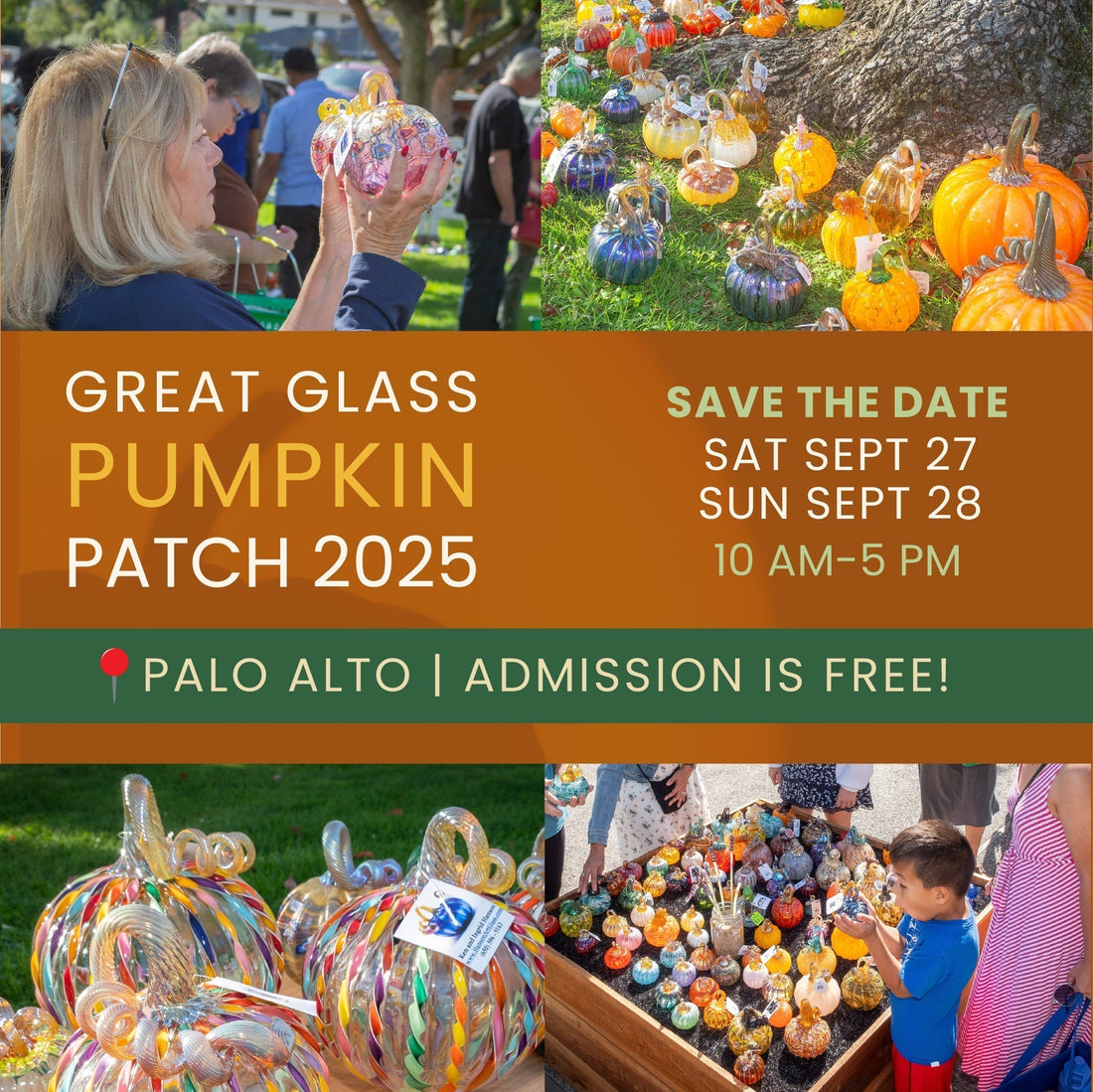 The Great Glass Pumpkin Patch - Palo Alto