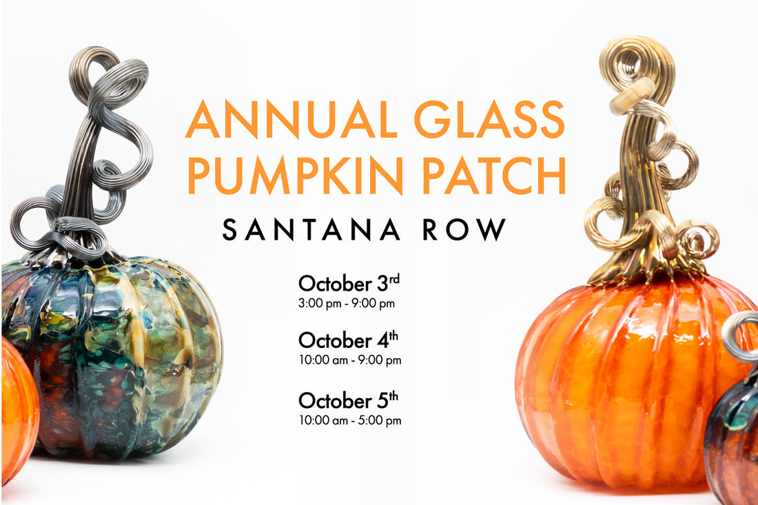 Santana Row Glass Pumpkin Patch