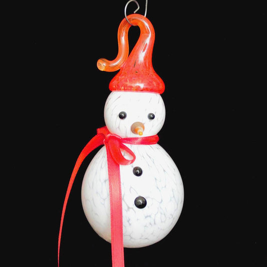 Blow Your Own Christmas Ornament (Snowman)
